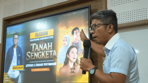 Politeknik Agraria STPN Gelar Talk Show Bersama Staf Khusus Menteri ATR/BPN, Produser Film Tanah Sengketa