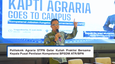 Politeknik Agraria STPN Gelar Kuliah Praktisi Bersama Kepala Pusat Penilaian Kompetensi BPSDM ATR/BPN