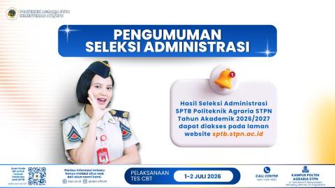 PENGUMUMAN HASIL SELEKSI ADMINISTRASI - JALUR UMUM
