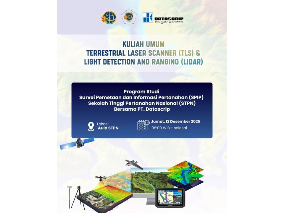 Kuliah Umum Terrestrial Laser Scanner (TLS) dan Light Detection and Ranging (LiDAR)