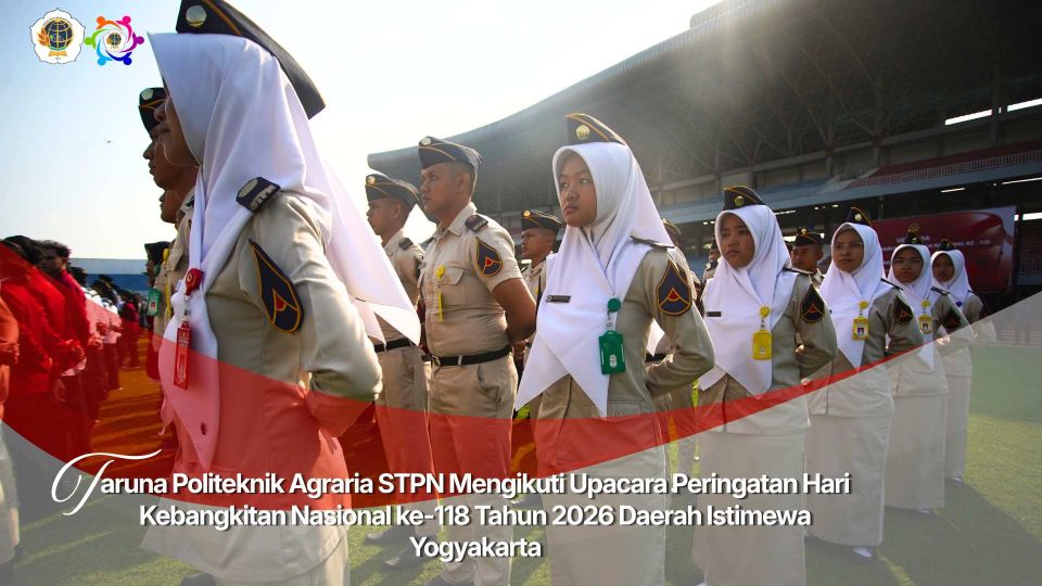 Taruna Politeknik Agraria STPN Mengikuti Upacara Peringatan Hari Kebangkitan Nasional ke-118 Tahun 2026 Daerah Istimewa Yogyakarta