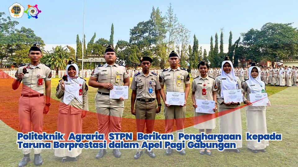 Politeknik Agraria STPN Berikan Penghargaan kepada Taruna Berprestasi dalam Apel Pagi Gabungan
