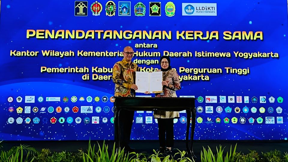 Politeknik Agraria STPN Dukung Penguatan Pelindungan Kekayaan Intelektual melalui PKS dengan Kanwil Kemenkum DIY
