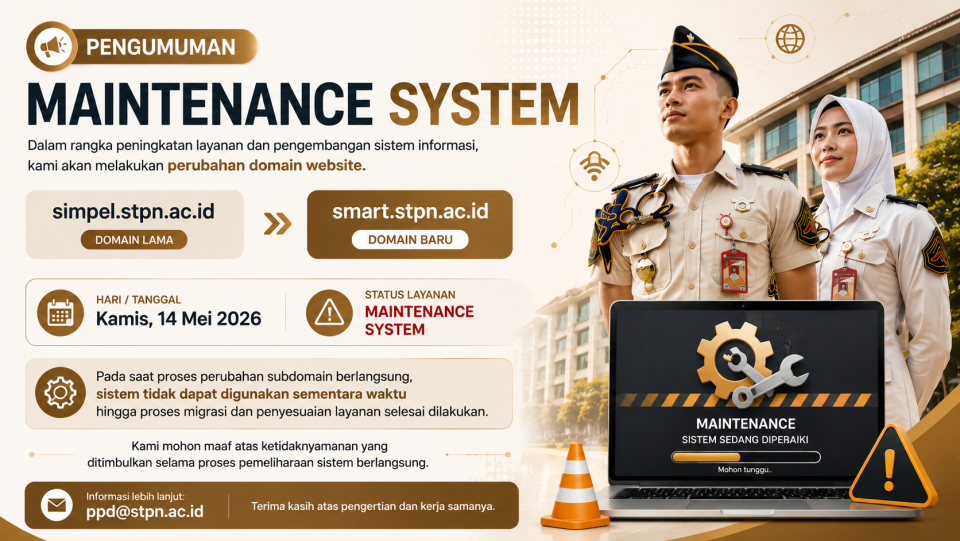 Website Maintenance  simpel.stpn.ac.id